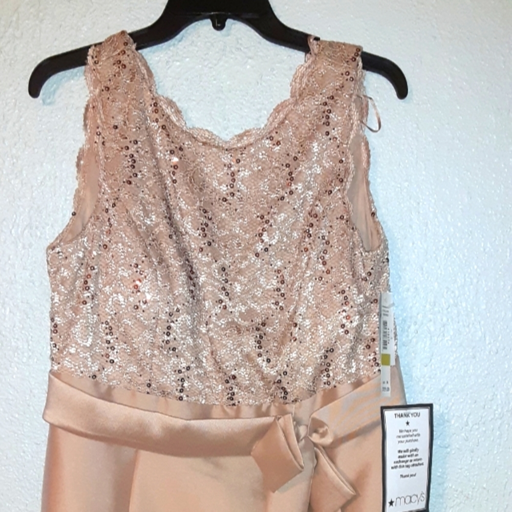 Brand new Rose gold formal gown